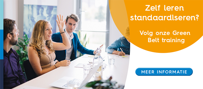 Leren standaardiseren? Volg onze Lean Green Belt training